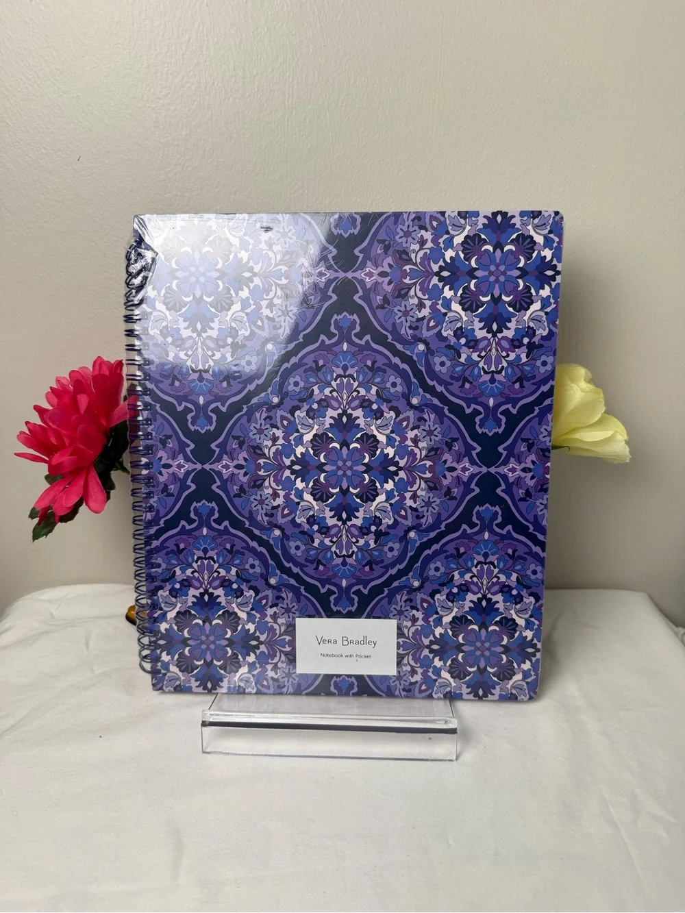 NWT Vera Bradley Regal Rosette Large Notebook New